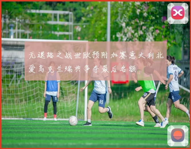 无退路之战世欧预附加赛意大利北爱乌克兰瑞典争夺最后名额